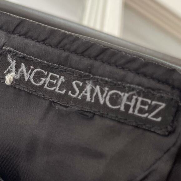 ANGEL SANCHEZ Leather pants black size see comm - Picture 10 of 13